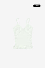 Sand punching frill sleeveless
