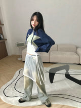マルコクロップニットジップアップ
