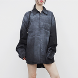 (Unisex) アティナダーティーウォッシングシャツ