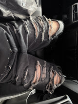 Bohemian damage pants