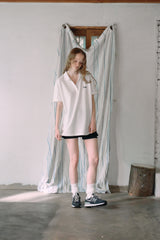 T/TロゴTAN pk Tシャツ(white)