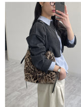 Leopard Fur Shoulder Bag