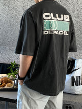 Look グラフィティピグメントクラブグラフィックオーバーサイズショートスリーブTシャツ