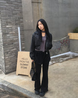 Vintage crop jacket