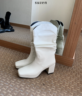 ヌムアプラットフォームシャーリングショートブーツ (2color)