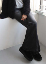 BLACK CAT BOOTS CUT DENIM