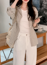 #Seersucker Check Overfit Shirt (2color)