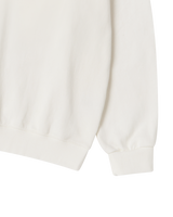 25FW ベーシックロゴナッピングスウェットシャツ クリーム