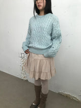 Twist Knit Top (3color)