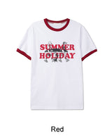 ホリデーリンガーショートスリーブTシャツ