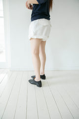 コットン ロールアップ ハーフパンツ(3colors)