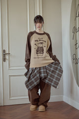 Hush Bear Raglan Pullover Knit