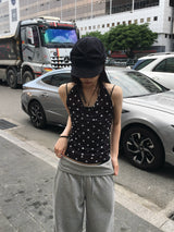 ハイズフォールディングワイドスウェットバンディングパンツ (4c)