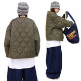 ビンテージ クロップド キルティング カーディガン