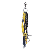 bandana gemstone keyring