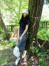dot ribbon bag