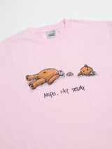 NOT TODAY Tシャツ - ピンク