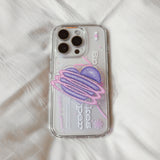 【MADE】(2type) スノーピンクジェリーハードフォーンケース