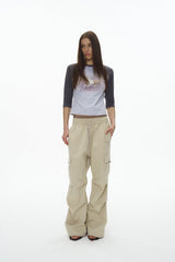 Plaid Multi Pocket Cargo Pants