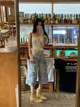 [MADE] AILLY SHIRRING PUFF BLOUSE