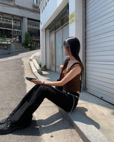 Reveローブーツカットパンツ