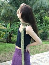 Deep V-neck Sleeveless (Navy)