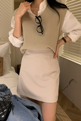 [Lè made/7,000 Sold] ルメイド ベーシック Vネック ベスト