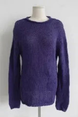 CHUNKY KNIT OVERSIZED PULLOVER (4COLORS!)