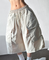 Windy Nylon Rustling Cargo Bermuda 5 Color