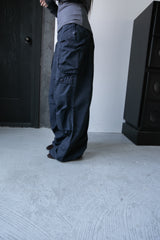 loop pocket wide cargo pants(2colors)