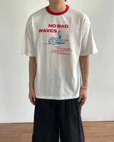 ウェーブプリントTシャツ