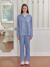(Unisex) Simple Blue PJ Set