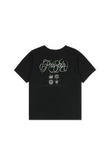 Black UTOPIA short sleeve t-shirts