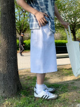 "ルクだけ" Label Bermuda Sweat Shorts