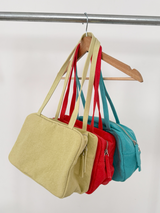 canvas square shoulder bag
