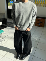 Bellin Wool Round-Neck Knit (8 Colors, M / L)