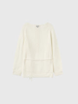 HAIRY DIA SHEER KNIT PULLOVER 