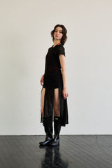 WITTY KNIT ONE-PIECE / BLACK