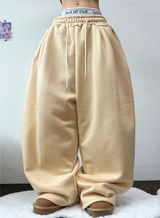 FLEECE🔥HEATER🔥BALLOON WIDE LONG PANTS💚💙💛🩶 7COLOR