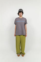YWD ロゴTシャツ_チャコール