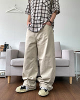 Basic Cotton Wide Pants 4C