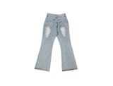 Naon Lace Washing Bootcut Denim Pants