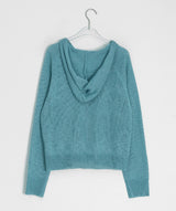 Rimoha Summer Hood Knit Zip-Up