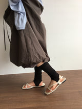 Loop Midi Knee Socks (4color)