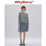 WhyBerry24AW スカート “Pearl Corridor”スイートハイウエストショートスカート