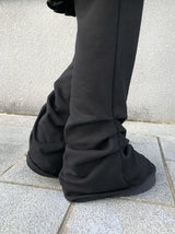 [MADE] Maya Shirring Bootcut Long Training Pants