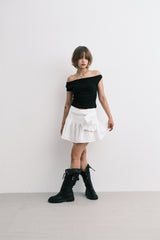 lace duo t (black)