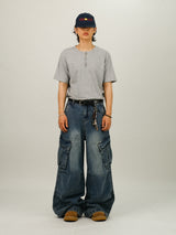 ROO Parachute Cargo Denim Pants