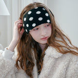 Dot Pattern Hairband (Black)