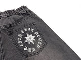 Able Lettering Bermuda Denim